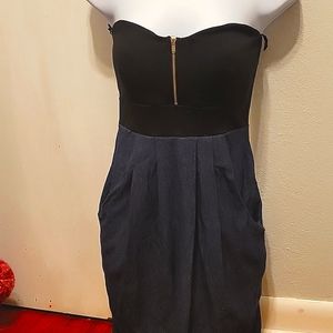 STRAPLESS MINI DRESS!
